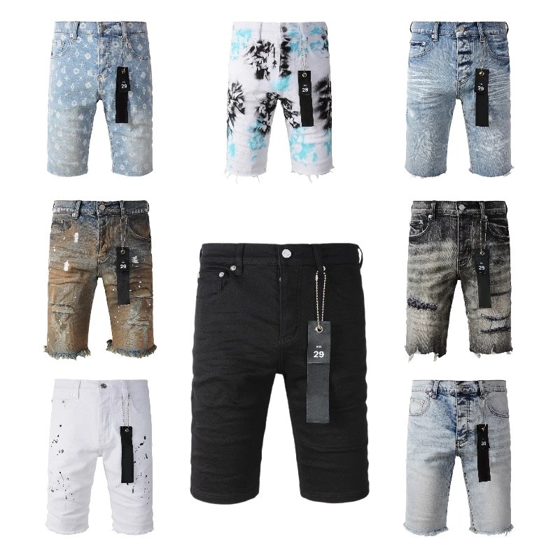 Purple Jorts Jeans Shorts