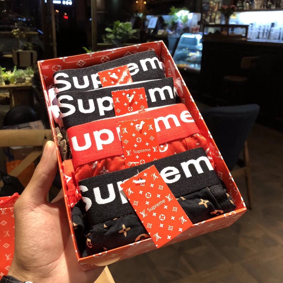 Supreme x LLV Underwear 4 Pieces
