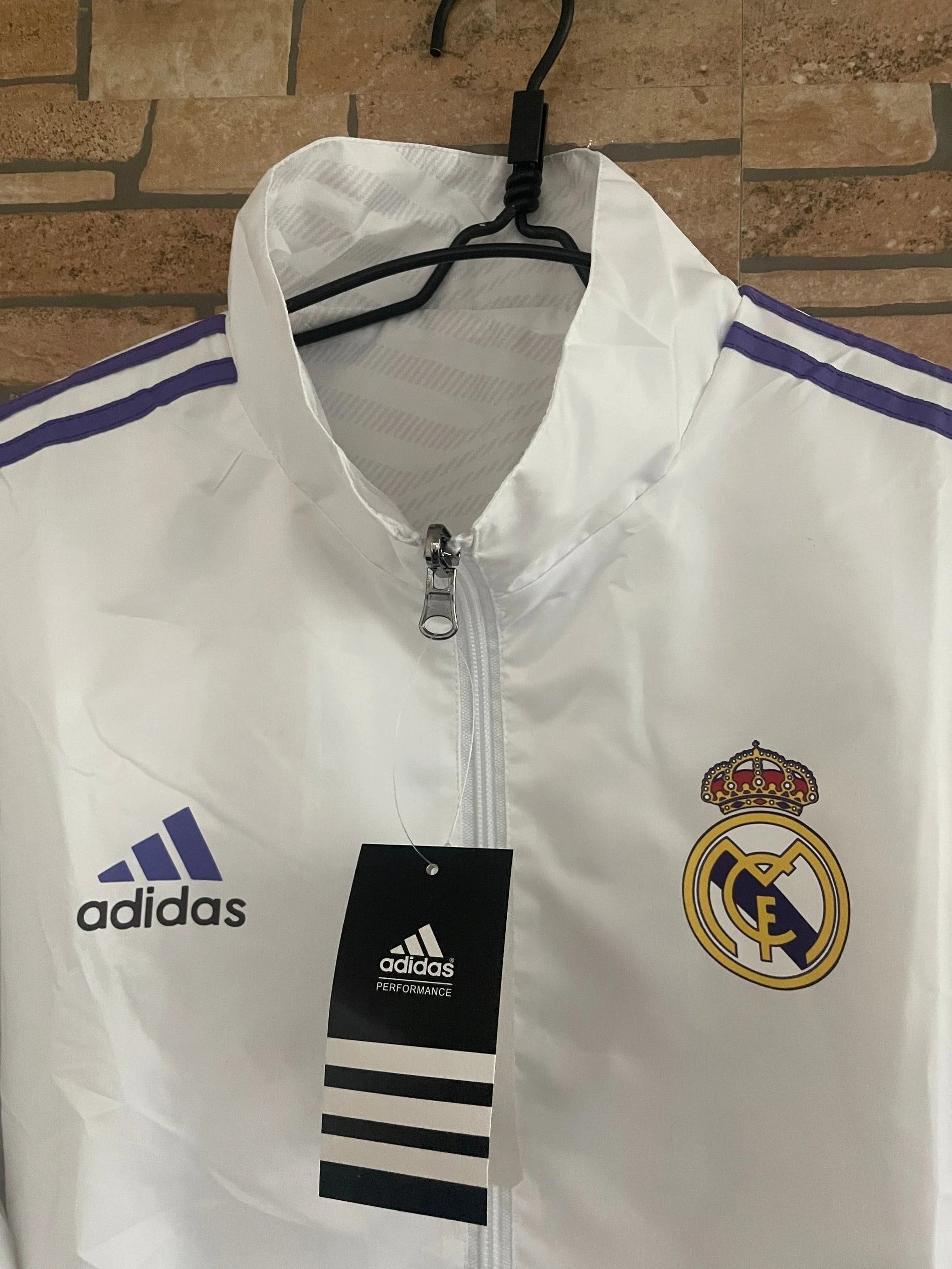 Real Madrid Adidas Training Jacket Windbreaker