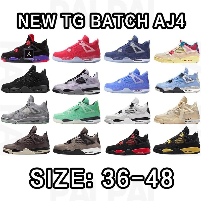 Air Jordan 4 NEW TG batch SIZE：36-48